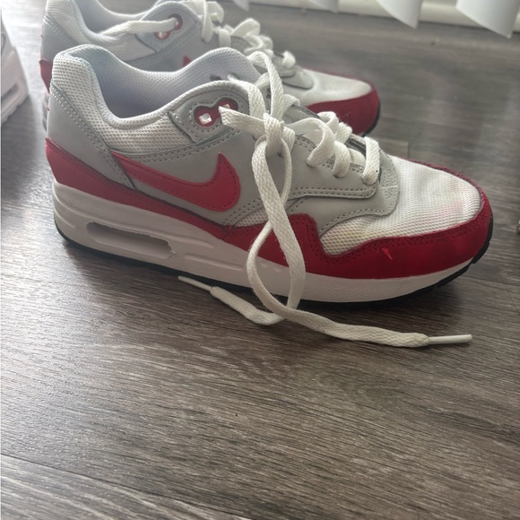 Nike Air Max Red and White Sneakers - Picture 1 of 3
